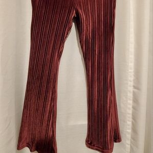 Wild Fable Burgundy Velvet Pants